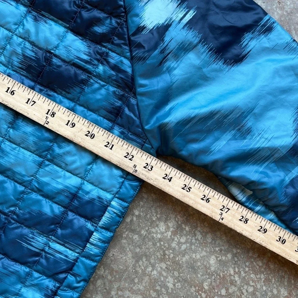 The North Face Blue Tie-Dye Puffer Jacket